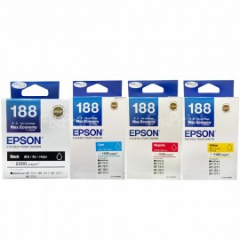 Original Cartridge Tinta Epson 188 T188 T1881 Magenta, Tinta Printer Epson WF7711 WF7611 WF7211 WF7111 WF7620 WF7610 WF7110 WF3640 WF3620 