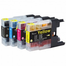 Cartridge Xantri Bro LC12 LC40 LC71 LC73 LC75 LC400 LC1220 LC1240 Yellow, Tinta Printer Bro DCPJ525W J725DW J925DW MFCJ430W J280W J425W J435W J625DW J5910CDW J6910DW