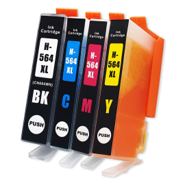 Cartridge Xantri HPC 564XL Black Chip, Refill H564XLB 564 Printer HPC Photosmart D5445 D5460 C5324 D7560 Premium C309 C310 Station C510a Plus B209a Officejet 4610