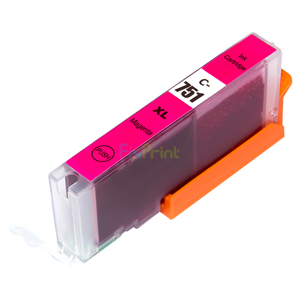 Cartridge Xantri Can CLI751XLM CLI751XL Magenta, Refill Printer iX6770 iX6870 MG5470 MG5570 MG5670 MG6370 MG6470 MG7170 MG7570 MX727 MX927 iP7270 iP8770