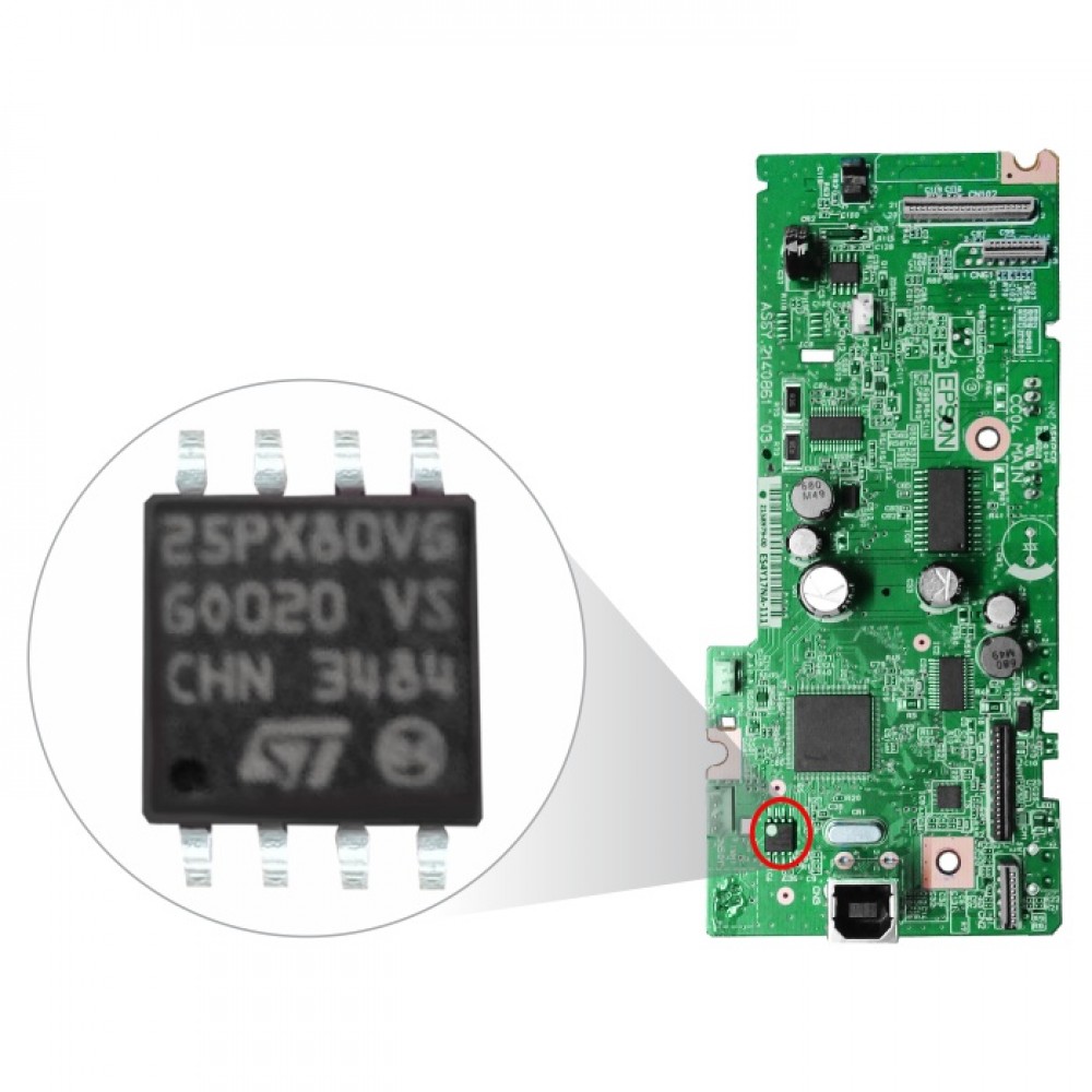 IC Eprom L350, IC Eeprom Reset L350, Resetter Printer L350