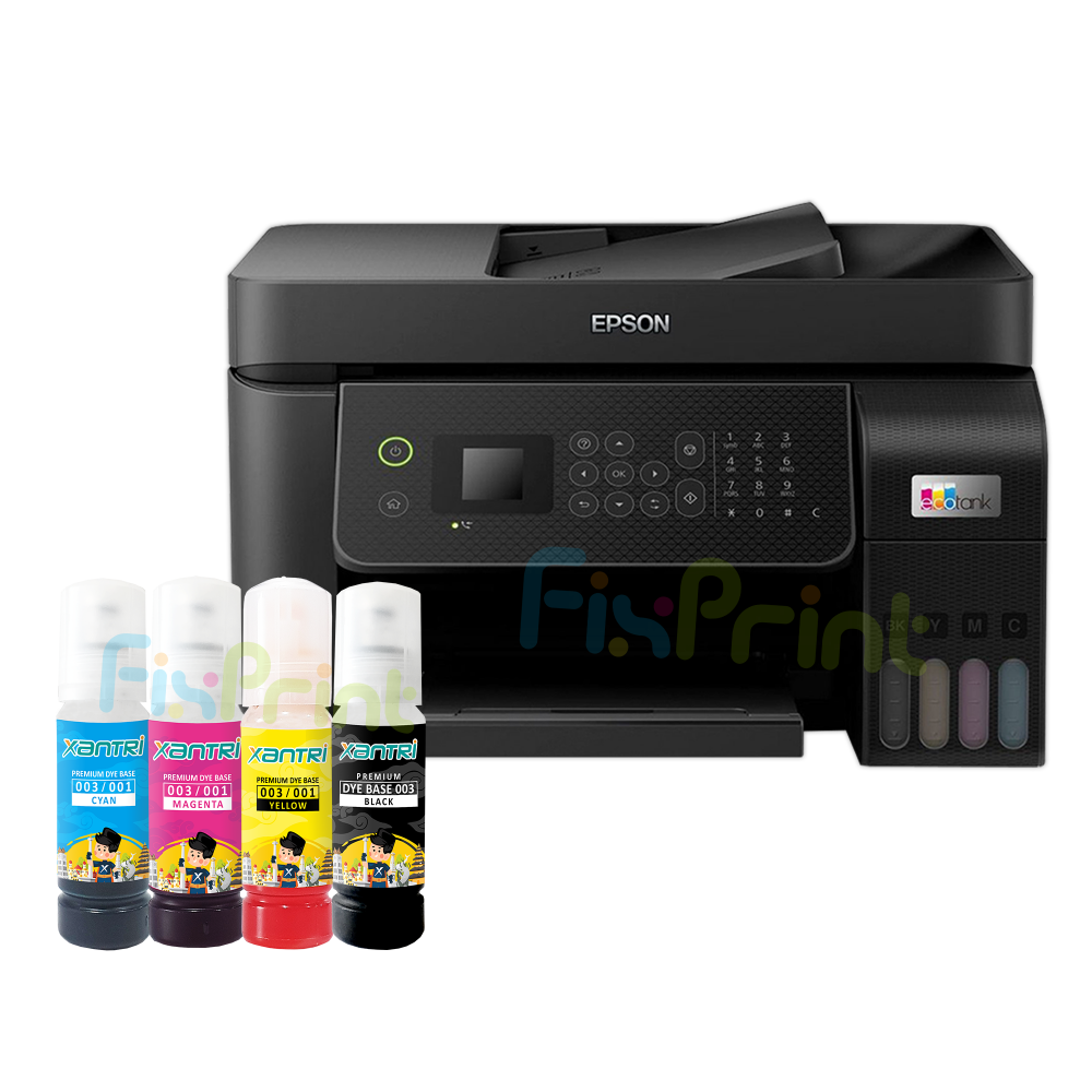 BUNDLING Printer Epson EcoTank L5290 L 5290 A4 Wi-Fi All-in-One Print Scan Copy Wireless Fax Ink Tank with ADF New With Xantri Ink