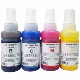 Tinta REGULAR GRADE Art Paper 664 Cyan 70ml, Printer EP L100 L200 L110 L120 L210 L220 L310 L350 L355 L360 L365