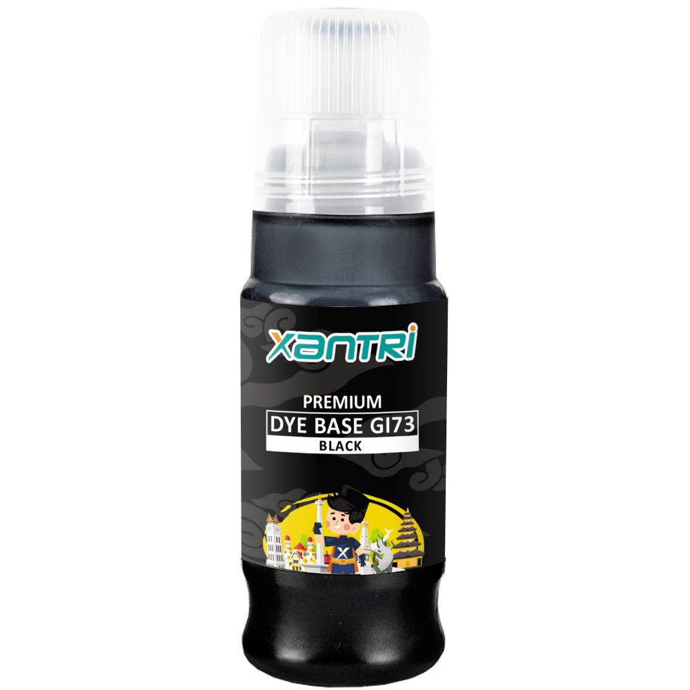 Tinta Xantri GI73 GI73K GI 73 Black 70ml, Refill Printer Can Pixma G570 G670 InkTank