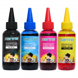 Tinta Xantri 664/673 Black 100ml, Printer EP L110 L120 L210 L220 L300 L310 L350 L355 L360 L365 L380 L405 L455 L485 L550 L555 L565 L100 L200