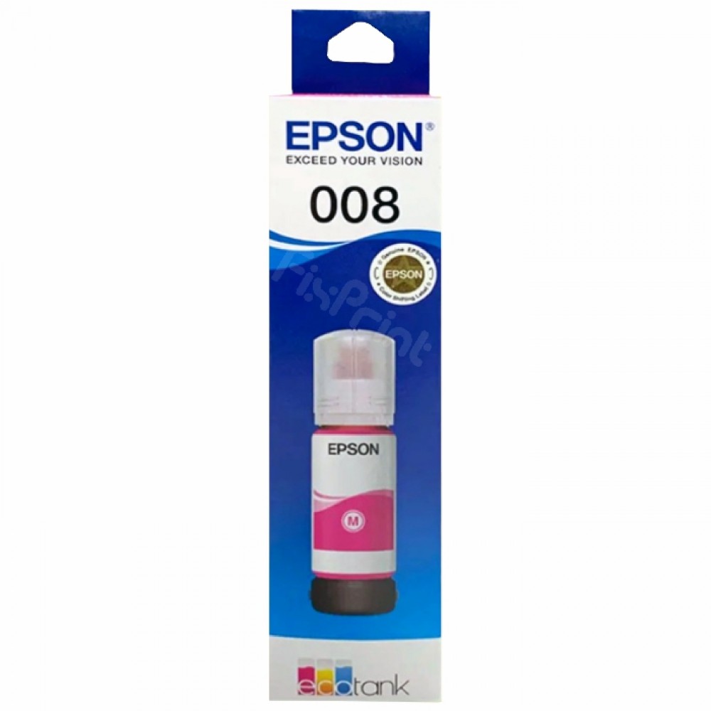 Tinta Epson Original Ori 008 70ml Pigment Magenta C13T06G300, Refill Printer Epson L6550 L6570 L6580 L15150 L15160