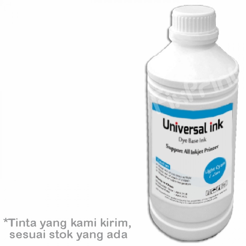 Printer Ink Light Cyan 1 Liter Tinta Dye Base Can EP Bro HPC