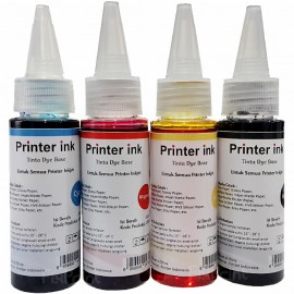 Tinta Refill Printer Ink Magenta 40ml, Tinta Dye Base Tutup Model Kerucut