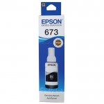 Tinta Refill Epson Original Ori 673 t6731 Black 70ml, Tinta Refill Printer Epson L800 L805 L810 L850 L1800