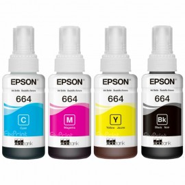 Tinta Refill Epson Original Ori 664 t6644 Yellow 70ml, , Printer L110 L120 L210 L220 L300 L310 L350 L355 L360 L365 L380 L405 L455 L485 L550 L555 L565 L100 L200