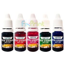 Tinta Stempel Xantri Merah Muda 10ml (Waterproof), Refill Stamp Pink 10ml