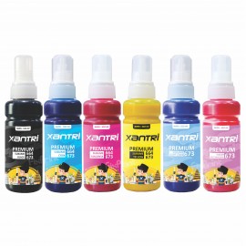 Tinta Xantri Sublim EP 673 Light Cyan 100ml, Printer EP L800 L805 L810 L850 L1300 L1800